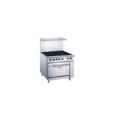 Cuisiniere Brika 6 Feux 1 four au gaz